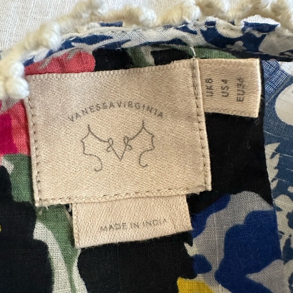 Anthropologie Vanessa Virginia Floral and Paisley Boho Dress - Picture 3 of 6